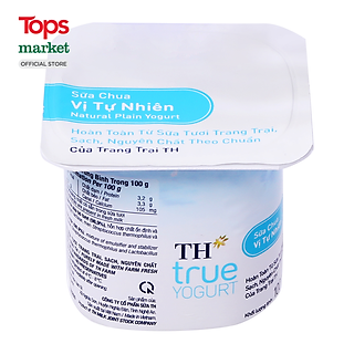 Sữa Chua Th True Yogurt Không Đường 100G