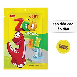 Kẹo dẻo Zoo Bibica áo dầu túi 500g
