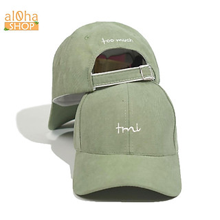 Nón chống nắng thêu chữ Tmi - mũ lưỡi trai unisex nam nữ chống nắng - al0ha Shop
