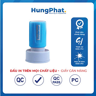 Khắc Dấu Tích Điểm đa chất liệu Theo Yêu Cầu Tròn 1cm, 2cm + Sẵn Mực