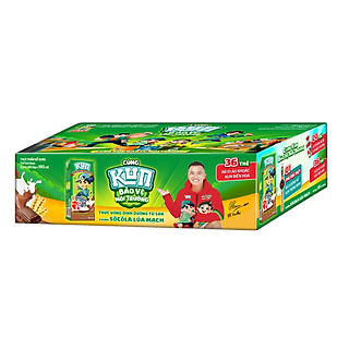 Thùng 48 Hộp Sữa SoCola Lúa Mạch KUN 180ml/hộp