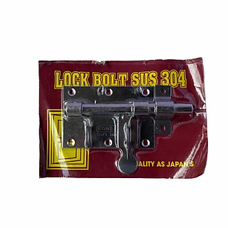 Chốt khoá cửa Inox ngang 304