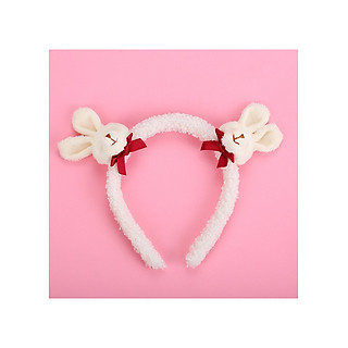 Cài Tóc Thỏ Con Lông Xù Siêu Cute