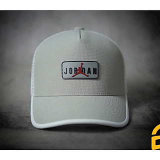 Nón kết, mũ lưỡi trai cho JORDAN Logo Đổ Nhựa vải KAKI nhập (Ảnh thật)