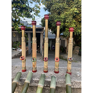 Điếu cày nứa mini rút bọc đồng chống đổ nước!