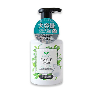 Sữa Rửa Mặt Tạo Bọt Chiết Xuất Trà Xanh S Select Nhật Bản 300ml