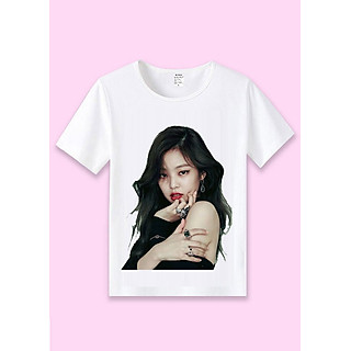 Áo thun Jennie Kim Blackpink tặng sticker Blackpink