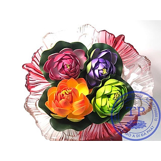 Bát thả hoa thuỷ tinh cao cấp PHphong thủy BH18673