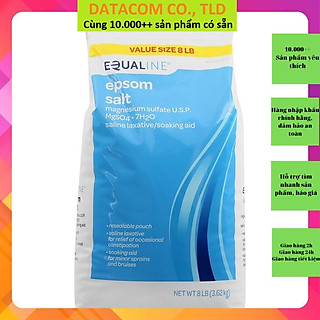 Muối (Muối Vô Cơ) hiệu Equaline epsom salt nguyên chất bổ sung magie Equaline - Gói lớn 3.62kg