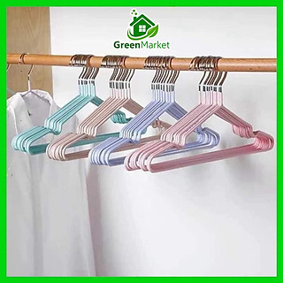 SET 10 MÓC TREO QUẦN ÁO INOX BỌC NHỰA HANGER