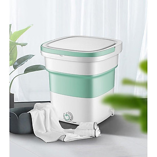 Máy giặt đồ mini có thể gập lại, có thể mang theo
