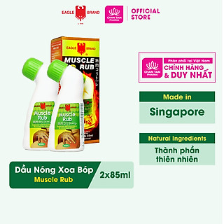 COMBO 2 CHAI 85ML - Dầu Nóng Xoa Bóp Con Ó - Muscle Rub