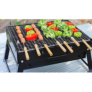 Bếp Nướng Than Hoa, Than Củi Vuông - Bbq Cao Cấp - Hàng Chất Lượng