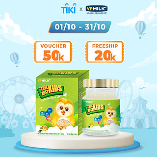 Tổ Yến Nguyên Chất Chưng Sẵn VPMilk True Nest Kids Vị Vanila (Hộp 1 lọ x 70 ml)