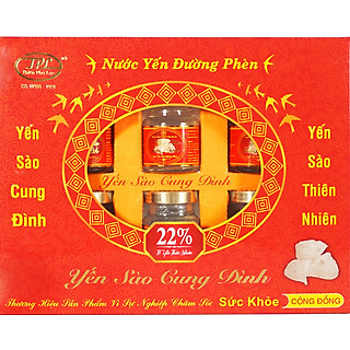 Nước yến sào Đường phèn - 22% Tổ yến