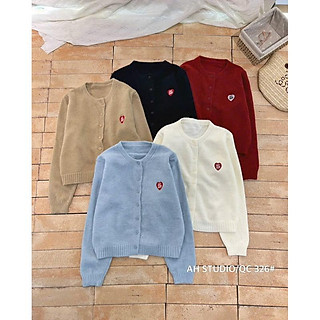 Áo len cdg thêu tim BY JOLIE