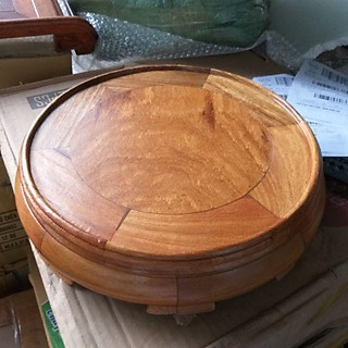 Đế bát nhang, lư hương gỗ hương mặt 30*8cm