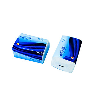 Khăn rút ngắn Watersilk 150 tờ/gói, kích thước 200x140 mm- 100% Bột giấy nguyên sinh - Hàng chính hãng.