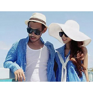 COMBO 2 NÓN NAM NỮ ĐI BIỂN THỜI TRANG HÀN QUỐC - DN19VN0717