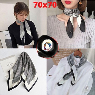 Khăn Lụa Vuông 70x70, Khăn Lụa Quàng Cổ