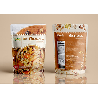 GRANOLA SIÊU HẠT TÚI 500GR (70% HẠT 30% YẾN MẠCH)