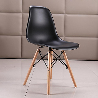 [Ghế văn phòng] Ghế Eames Lưng nhựa chân đan Hàng nhập khẩu cao cấp