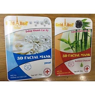 Combo bịch 10 miếng mặt nạ dưỡng trắng da cao cấp Gold Bee