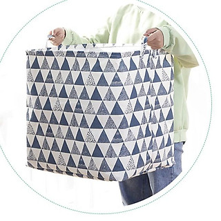 Túi đựng quần áo chăn màn size lớn, giỏ đựng đồ gấp gọn tiện lợi