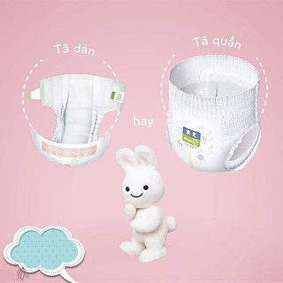 Tã/Bỉm dán Merries size M - 64+4 miếng (68 Miếng)