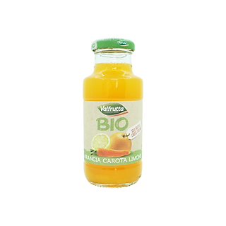 Nước Ép Cam,Cà Rốt,Chanh Hữu Cơ Valfrutta (200ml)