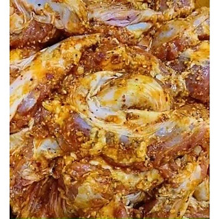 Chẳng dừng heo ướp sate hộp 500gr (giao tphcm )