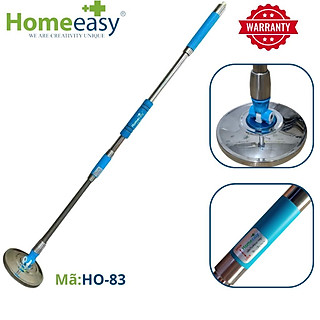 Cây Lau Nhà Xoay 360 Độ Homeeasy HO-83 - Khóa Xoay Trái, Phải, Ống Inox 25mm