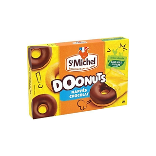 St. Michel Bánh Bông Lan Donut Phủ Socola (180g)
