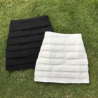 Váy WONDER HOUSE nữ xếp ly ngang