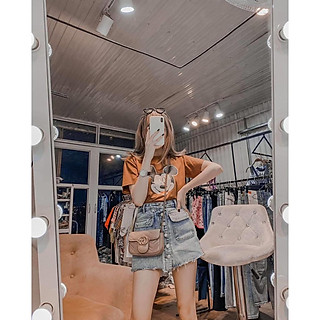 Quần bò giả váy nữ, quần bò nữ QDN128