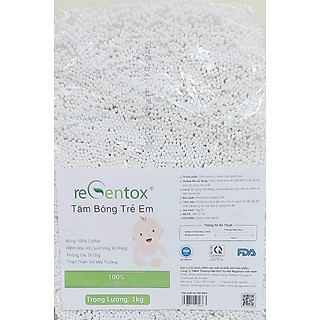 Tăm bông gói 1kg Regentox chuyên cho spa nặn mụn và chăm sóc bé.