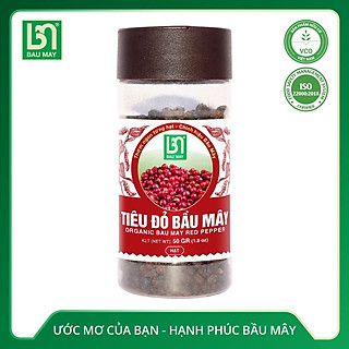 Tiêu đỏ Bầu Mây hữu cơ 50g - Xuất khẩu trực tiếp, không chất bảo quản, tạo màu, tạo mùi, nguyên liệu organic