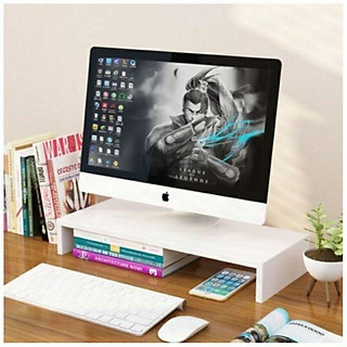 Kệ gỗ nâng màn hình laptop và máy tính Nội thất An hạ dài 50x20x10cm đa n