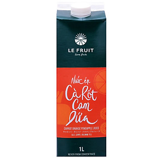 Nước Ép Cà rốt, Cam, Dứa Le Fruit (1L)