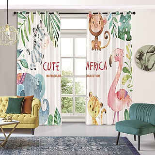 Rèm Màn Cửa Kích Thước Ngang 4m, Dài 2m8 (Không Kèm Thanh Treo)