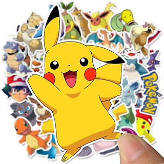Sticker Pokemon set 30 ảnh có ép lụa