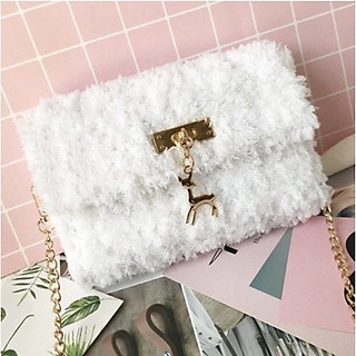 Túi handmade tự đan len viền xù nhiều màu (có video hướng dẫn)