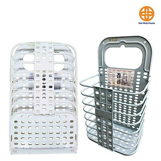 Giỏ đựng quần áo treo tường đa năng thông minh - Giỏ đựng đồ đa năng Sọt đựng quần áo bằng nhựa Việt Nhật