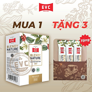 Cà phê hòa tan 3in1 - EVC Blendy Nature - Gấp đôi vị cà phê (16 gói x 16 gram)