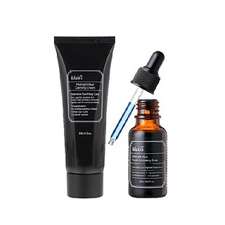Bộ 2 Sản Phẩm Dưỡng Ẩm Làm Dịu Và Phục Hồi Da Klairs Midnight Blue (Serum 20ml + Kem 60ml) + Tặng 1 Mặt Nạ Dr.Morita