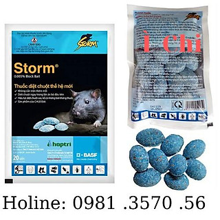 Viên Thuốc Diệt Chuột Stom 1 Gói 20, Bả chuột Storm