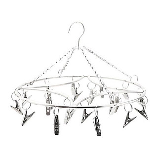 Móc tròn inox treo quần áo loại ống to( ảnh thật)