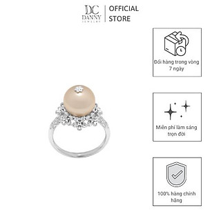 Nhẫn Nữ Danny Jewelry Hoa Ngọc Ốc Bạc 925 Xi Rhodium/xi Vàng 18k/xi Vàng hồng N0078