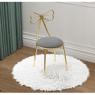 Ghế ngồi trang điểm tựa lưng hình Nơ