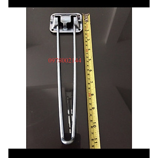Chân bàn gấp gọn, chân bàn xếp bằng Sắt mạ kẽm dài 28cm